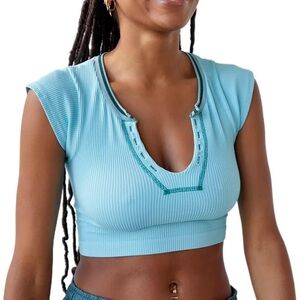 Go for gold seamless top